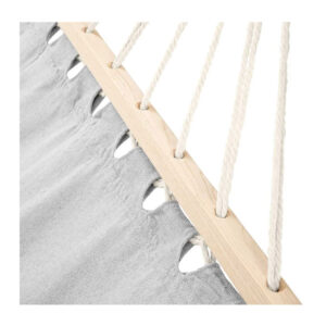 Διπλή Αιώρα 345 x 150 cm Χρώματος Γκρι Bakaji 02814200 - Image 3