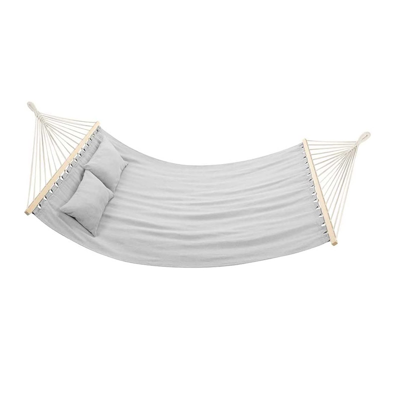 Διπλή Αιώρα 345 x 150 cm Χρώματος Γκρι Bakaji 02814200 Διπλή Αιώρα 345 x 150 cm Χρώματος Γκρι Bakaji 02814200