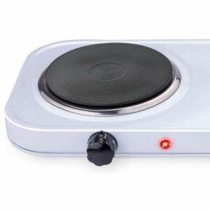 BAKAJI  Φορητή Ηλεκτρική Διπλή Εστία Μαγειρέματος 2500 Watt Δύο Καυστήρες Πλάκες  02814566 - Image 2