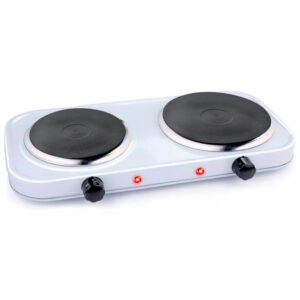 BAKAJI  Φορητή Ηλεκτρική Διπλή Εστία Μαγειρέματος 2500 Watt Δύο Καυστήρες Πλάκες  02814566 - Image 3