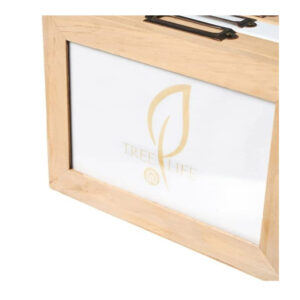 Ξύλινο Κουτί Organizer Φωτογραφιών από Μπαμπού Tree of Life 21 x 14.5 x 13.5 cm Bakaji 02814688 - Image 2