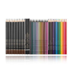 Σετ Ξυλομπογιές Ζωγραφικής και Σχεδίασης με Θήκη 73 τμχ Bakaji 02814730 - Image 2