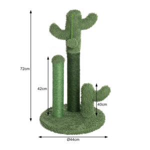 Ονυχοδρόμιο Γάτας Κάκτος 44 x 72 cm Bakaji 02814738 - Image 4