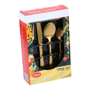 Σετ Μαχαιροπίρουνα από Ανοξείδωτο Ατσάλι 16 τμχ Bakaji 02815007 - Image 2