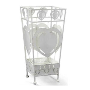 Ορθογώνια Μεταλλική Ομπρελοθήκη 22 x 22 x 47 cm Bakaji 02815156 - Image 2