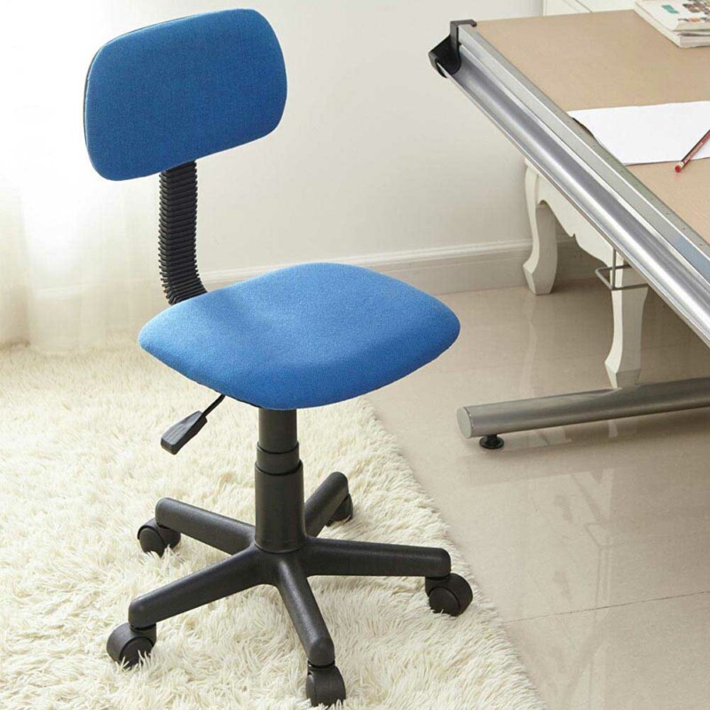 BAKAJI Καρέκλα Πολυθρόνα Εργασίας με 5 ρόδες Γραφείου Δωμάτιο Παιδικό Δωμάτιο σε Ύφασμα Μπλε 02815908 BAKAJI Καρέκλα Πολυθρόνα Εργασίας με 5 ρόδες Γραφείου Δωμάτιο Παιδικό Δωμάτιο σε Ύφασμα Μπλε 02815908