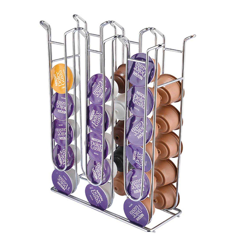 Μεταλλική Βάση για 36 Κάψουλες Καφέ Dolce Gusto 23.5 x 9.5 x 32.5 cm Bakaji 02816117 Μεταλλική Βάση για 36 Κάψουλες Καφέ Dolce Gusto 23.5 x 9.5 x 32.5 cm Bakaji 02816117