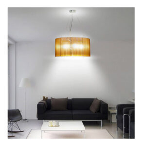 Μεταλλικό Κρεμαστό Φωτιστικό Οροφής Πολύφωτο Ε27 4 x 40 W Bakaji 02824721 - Image 4