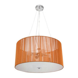 Μεταλλικό Κρεμαστό Φωτιστικό Οροφής Πολύφωτο Ε27 4 x 40 W Bakaji 02824721 - Image 5