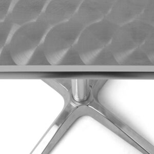 BAKAJI  Μπαρ Μπιστρό Τραπεζάκι Υψηλό Πτυσσόμενο Αλουμινίου Τετράγωνο 60x60x110εκ Τραπέζι Παμπ 02824799 - Image 5