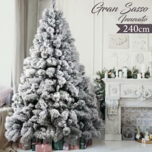 BAKAJI  Χριστουγεννιάτικο Δέντρο Χιονισμένο Gran Sasso 240cm 2049 Κλαδιά Πολύ Πυκνό Εφέ Χιονιού  02826055