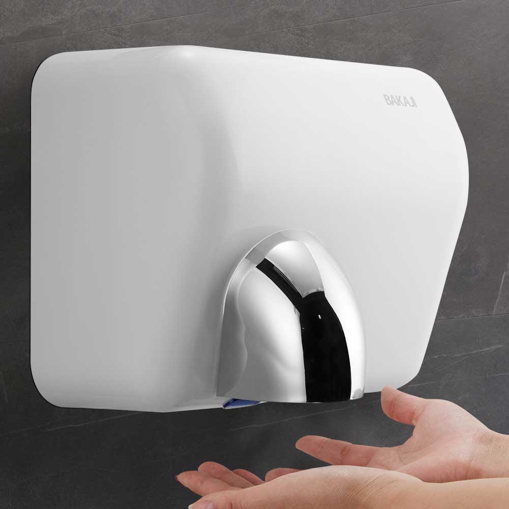 BAKAJI Ηλεκτρικό Αυτόματο Στεγνωτήριο Χεριών Ξενοδοχείου Ζεστού Αέρα Τοίχου 2300W με Φωτοκύτταρο 02831933 BAKAJI Ηλεκτρικό Αυτόματο Στεγνωτήριο Χεριών Ξενοδοχείου Ζεστού Αέρα Τοίχου 2300W με Φωτοκύτταρο 02831933