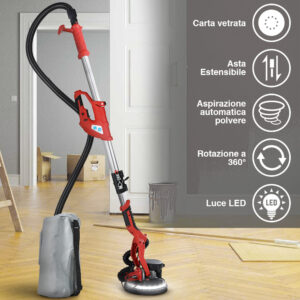 BAKAJI  Τηλεσκοπικό Τριβείο Τοίχου 225 mm 750 W 02833072 - Image 2