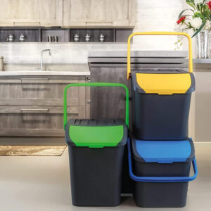 ECOPLAST  Σετ 3 Κάδοι Ανακύκλωσης Απορριμμάτων 35 Λίτρων 02834223 - Image 4