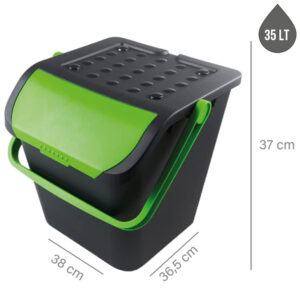 ECOPLAST  Σετ 3 Κάδοι Ανακύκλωσης Απορριμμάτων 35 Λίτρων 02834223 - Image 5