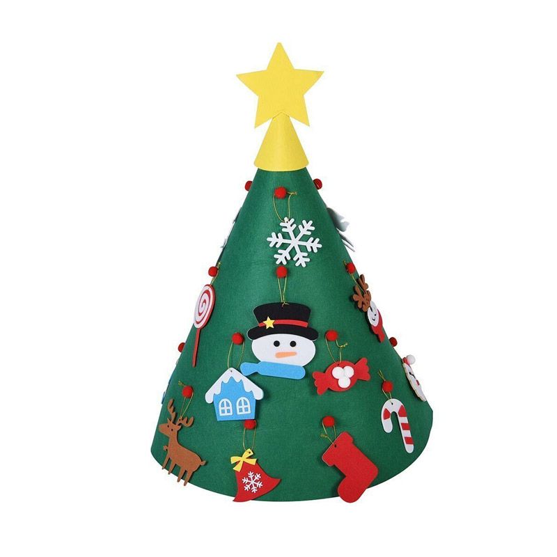 Χριστουγεννιάτικο Δέντρο από Τσόχα με 15 Στολίδια 50 x 70 cm Bakaji 02834712 Χριστουγεννιάτικο Δέντρο από Τσόχα με 15 Στολίδια 50 x 70 cm Bakaji 02834712