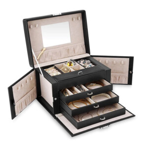 Κοσμηματοθήκη - Μπιζουτιέρα 28 x 16 x 15 cm Bakaji 02834741 - Image 4