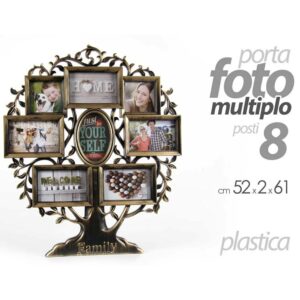 BAKAJI  Πλαστική Κορνίζα Τοίχου 8 Θέσεων 52 x 2 x 61 cm Family Tree 02835277 - Image 2