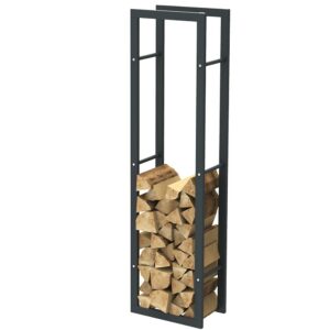 BAKAJI  Μεταλλική Υποστήριξη Ξυλοθήκης Εσωτερικού Χώρου Τζακιού Σόμπας 150x40x25cm  02835837 - Image 2