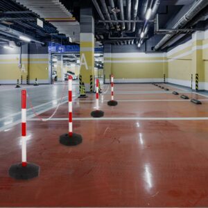 BAKAJI  Κολωνάκι Σήμανσης 28 x 82 cm με Αλυσίδα 02836048 - Image 4