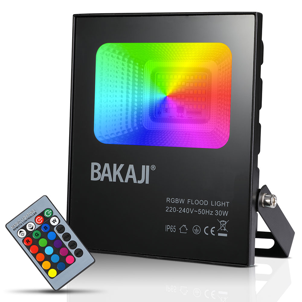 BAKAJI Φωτιστικό Faro LED RGB 30W Εξωτερικού Χώρου Slim IP65 με Τηλεχειριστήριο 02837943 BAKAJI Φωτιστικό Faro LED RGB 30W Εξωτερικού Χώρου Slim IP65 με Τηλεχειριστήριο 02837943