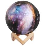 BAKAJI  Λάμπα Τραπέζι Πλανήτης 18cm Φως LED RGB Αλλαγή Χρώματος Σελήνη Φεγγάρι USB Τηλεχειριστήριο  02838409 - Image 2