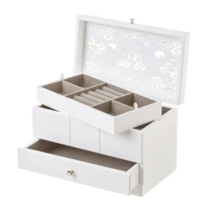 Ξύλινη Κοσμηματοθήκη - Μπιζουτιέρα 26 x 16 x 16.5 cm Bakaji 02838593 - Image 5