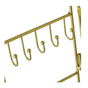 Πτυσσόμενο Μεταλλικό Σταντ Κοσμημάτων 36 x 2.50 x 36 cm Bakaji 02838606 - Image 2