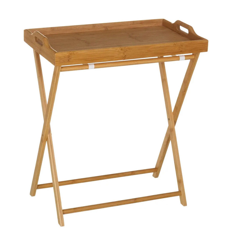 Πτυσσόμενο Ορθογώνιο Ξύλινο Δισκοτράπεζο από Μπαμπού 55 x 35 x 61.5 cm Bakaji 02838632 Πτυσσόμενο Ορθογώνιο Ξύλινο Δισκοτράπεζο από Μπαμπού 55 x 35 x 61.5 cm Bakaji 02838632