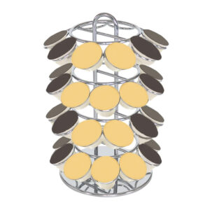 Μεταλλική Περιστρεφόμενη Βάση για 40 Κάψουλες Καφέ 34 x 12.2 x 11.8 cm Bakaji 02839070 - Image 2