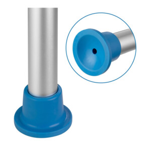 Σετ Αντιολισθητικό Ρυθμιζόμενο Σκαμπό Μπάνιου με Βοηθητική Λαβή 42 x 27 x 36-49 cm Bakaji 02839349 - Image 4