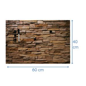Μαγνητικός Πίνακας Ανακοινώσεων Bricks 60 x 40 x 2 cm Bakaji 02839867 - Image 5