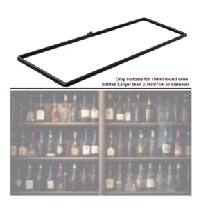 Σετ Επιτοίχια Μεταλλικά Ράφια για Μπουκάλια Κρασιού 28.5 x 8.3 x 31.5 cm 3 τμχ Shally Dogan 02840082 - Image 3