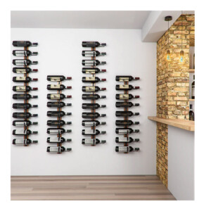 Σετ Επιτοίχια Μεταλλικά Ράφια για Μπουκάλια Κρασιού 28.5 x 8.3 x 31.5 cm 3 τμχ Shally Dogan 02840082 - Image 4