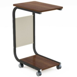 Shally Dogan  Καφέ βοηθητικό τραπέζι με ρόδες μοντέρνου σχεδιασμού κρεβάτι καναπές τσάντα αποθήκευσης  02841339 - Image 4