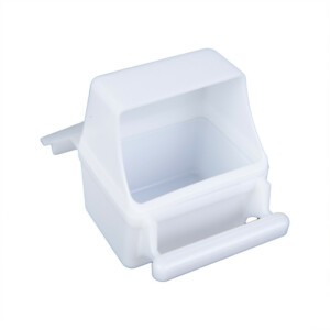 BAKAJI  Κλουβί Πουλιών Λευκό για Πτηνά Παπαγάλους Τροφοδότες 46.5x35.5x65.5  02841481 - Image 5