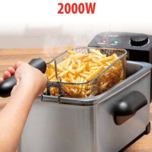 ALPINA  Φριτέζα 3 Λίτρων 2000 Watt για την Κουζίνα με Ρυθμιζόμενη Θερμοκρασία και Ένδειξη Ελέγχου 02841683 - Image 5