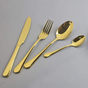 BAKAJI  Σετ 24 Χρυσά Γυαλιστερά Μαχαιροπίρουνα για Χριστουγεννιάτικη Διακόσμηση Τραπεζιού Κουζίνας 02841719 - Image 4