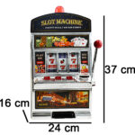 BAKAJI  Κουμπαράς Κουλοχέρης με Φώτα Στυλ Λας Βέγκας Παιχνίδι Αρκαδικό Ιδέα Δώρου  02841731 - Image 5