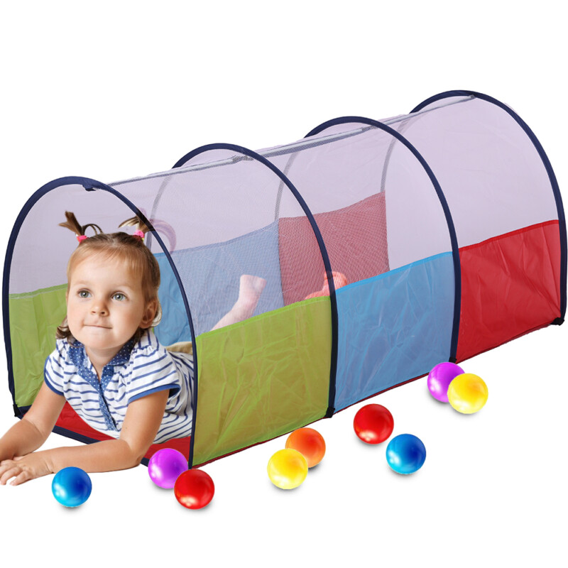 BAKAJI Πτυσσόμενη Σήραγγα Παιχνιδιού για Παιδιά 125cm για Ανάπτυξη Κινητικών Δεξιοτήτων 02842319 BAKAJI Πτυσσόμενη Σήραγγα Παιχνιδιού για Παιδιά 125cm για Ανάπτυξη Κινητικών Δεξιοτήτων 02842319