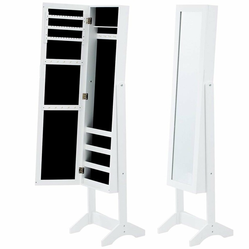 BAKAJI Ντουλάπα Καθρέφτης-Κοσμηματοθήκη με Πόρτα Αποθήκευσης Αντικειμένων 02842667 BAKAJI Ντουλάπα Καθρέφτης-Κοσμηματοθήκη με Πόρτα Αποθήκευσης Αντικειμένων 02842667