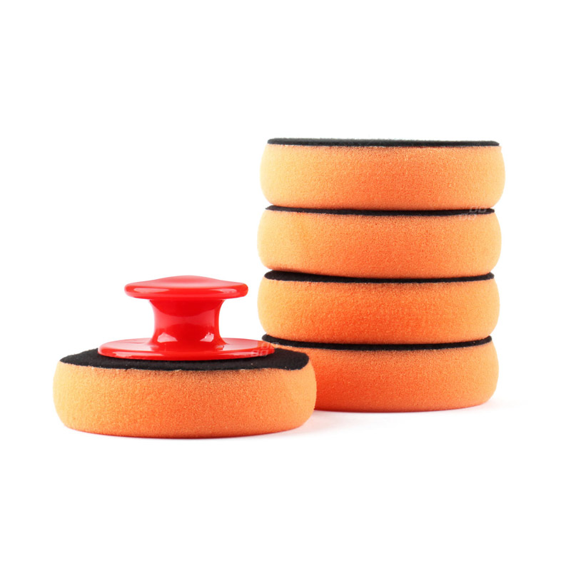 Σετ Στρογγυλά Σφουγγάρια Γυαλίσματος Αυτοκινήτου με Λαβή 100 mm 5 τμχ AMiO 02903 Σετ Στρογγυλά Σφουγγάρια Γυαλίσματος Αυτοκινήτου με Λαβή 100 mm 5 τμχ AMiO 02903