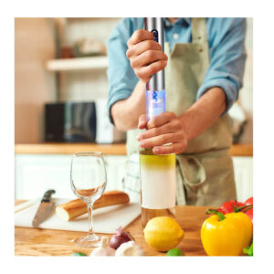 Ηλεκτρικό Ανοιχτήρι Κρασιού - Τιρμπουσόν με Κόπτη 5 W SILVER-LUX Gridinlux 050090 - Image 2