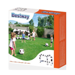 Παιδικό Φουσκωτό Τέρμα Ποδοσφαίρου 213 x 122 x 137 cm με 2 Μπάλες Bestway 10005325 - Image 2