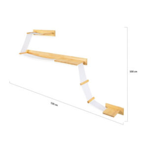 Ξύλινη Αρθρωτή Επιτοίχια Σύνθεση Γάτας Inkazen 10111195 - Image 5