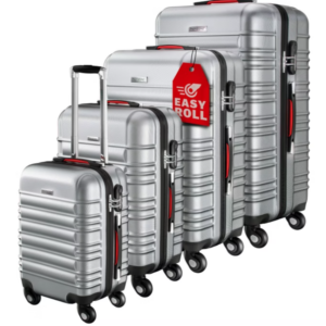 Σετ Βαλίτσες Σκληρού Κελύφους Baseline 4 Τεμάχια – Ασημί (34L
