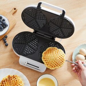 Monzana Βαφλιέρα Λευκή Διπλή Waffle Iron 1200W 107273 - Image 2