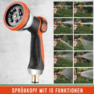 Gardebruk Εύκαμπτος Μαύρος Λάστιχος Κήπου 15μ 109318