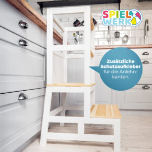 Spielwerk Πύργος Μάθησης Barn Λευκό/Φυσικό Πεύκο 93x51x50εκ 109556 - Image 5