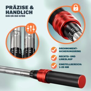 Monzana Σετ 18 εργαλείων ροπής για ποδήλατα/μοτοσικλέτες 109715 - Image 3